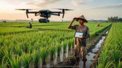 Teknologi Drone Bantu Petani Muda Indonesia Panen Lebih Cepat